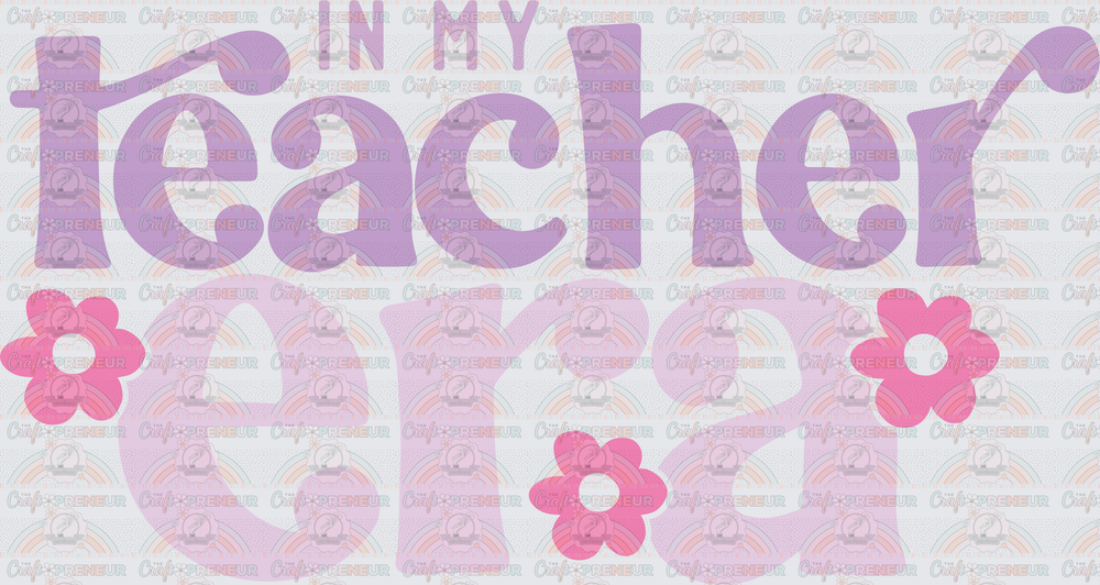 School_Jobs_Teacher_Groovy Font_In My Teacher Era_Purple_Typography
