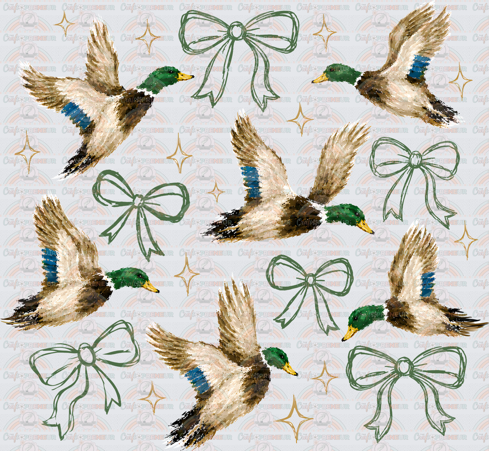 Animals_Ducks_Mallards_Coquette Bow_Preppy