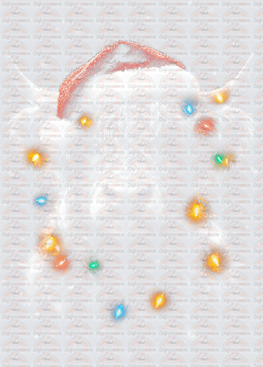 XMAS_Cows_Highloand Cow_Christmas Lights_Santa Hat