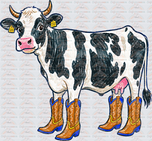 001_Animals_Cows_Cow_Moo Cow_Jokes_Preppy_Brush Stroke_Ask Me About My Moo Cow_Front