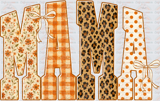 002_Family_Name Set_Preppy_Boho_Varsity_Grandparent_Gingham_Fall_Autumn_MAMA
