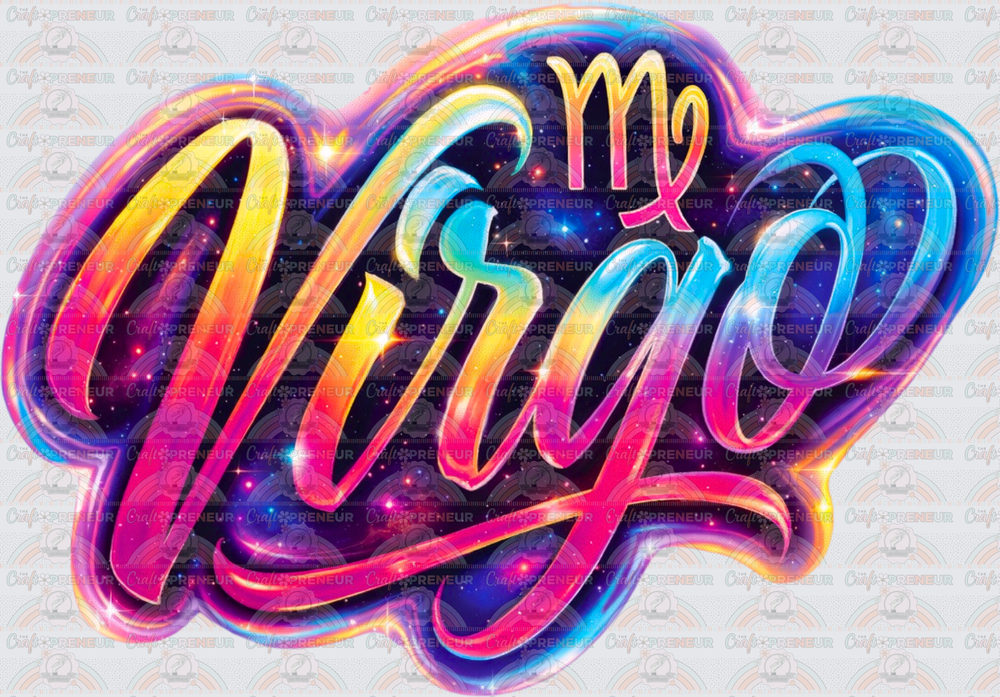 002_Zodiac_Astrology_Neon_Astrological Signs_Celestial_Virgo