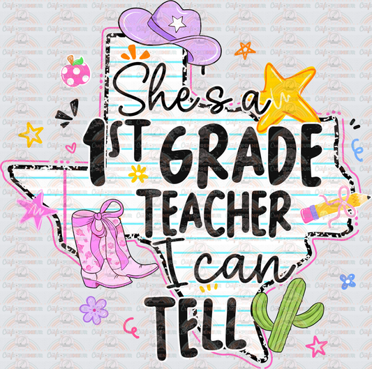002_School_Jobs_Teacher_Country Music_Ella Langley_Grades_B2S_Shes a Teacher I Can Tell_1_First Grade