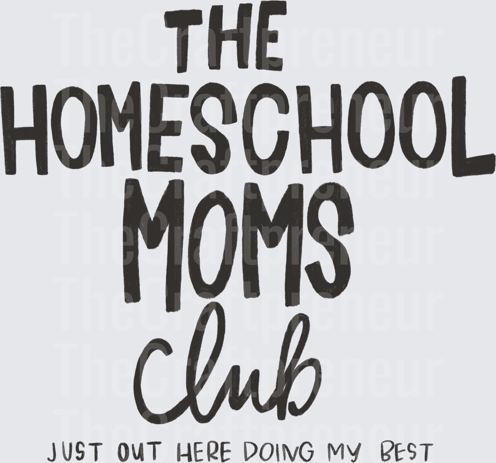 002_School_Homeschool_SAHM_Stay at Home Mom_Mama_black doing my best