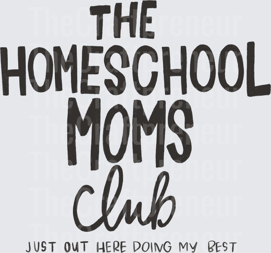 002_School_Homeschool_SAHM_Stay at Home Mom_Mama_black doing my best