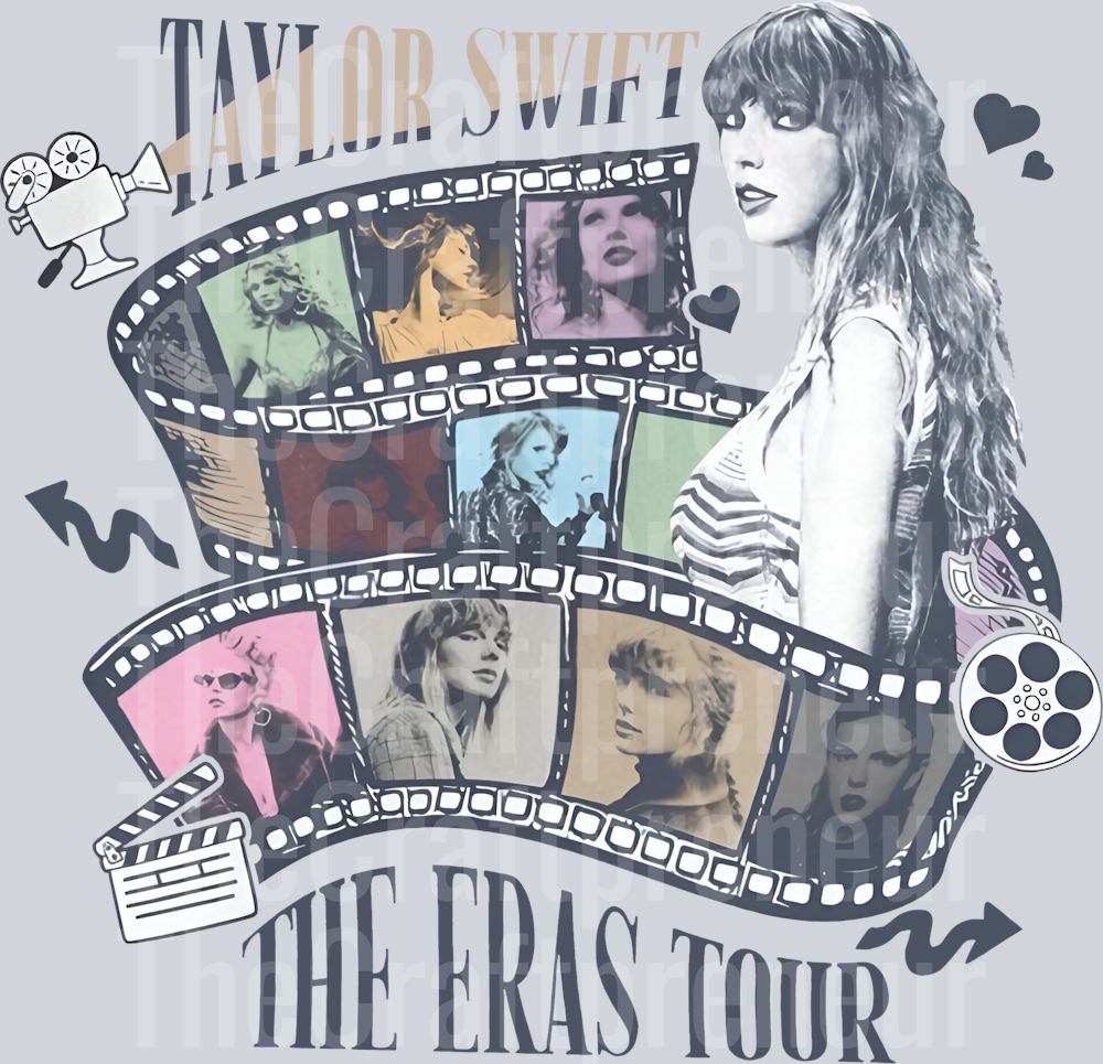 TS Movie Reel Era DTF Transfer