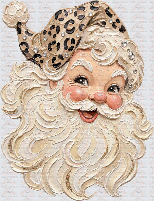 XMAS_Santa_Faux Paint_Neutral_Cheetah_Cream Color