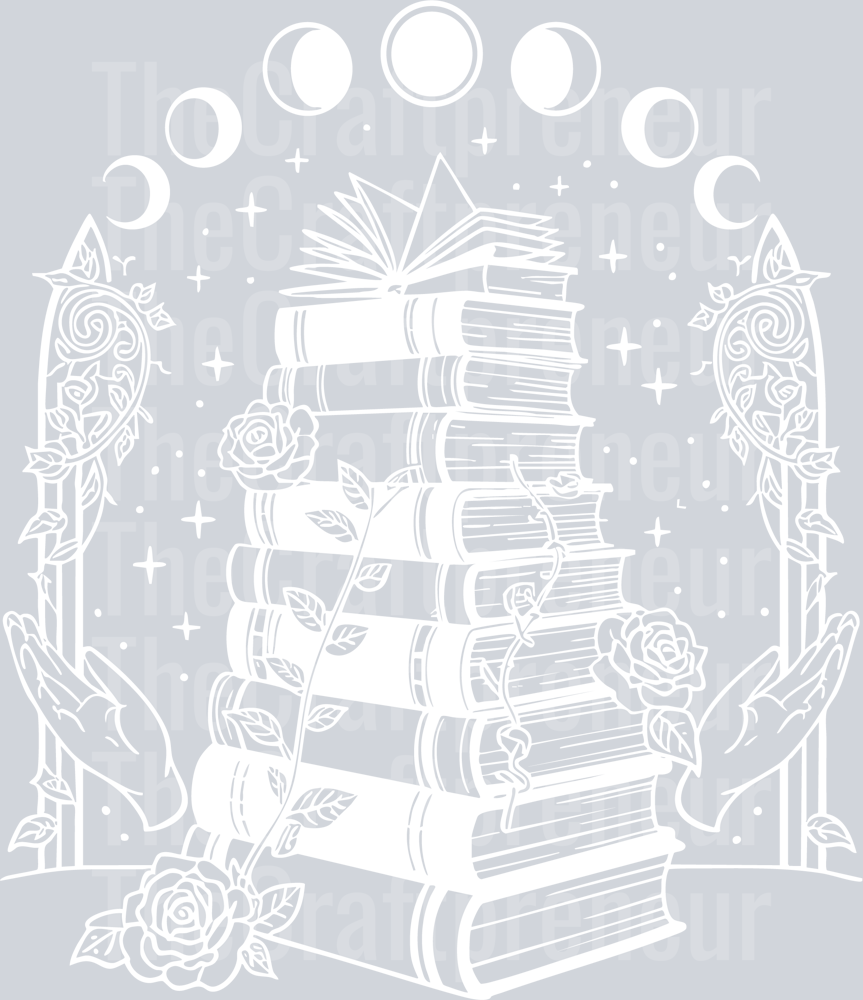 (Set!) Well Read Woman is Dangerous DTF Transfer (White/Front)