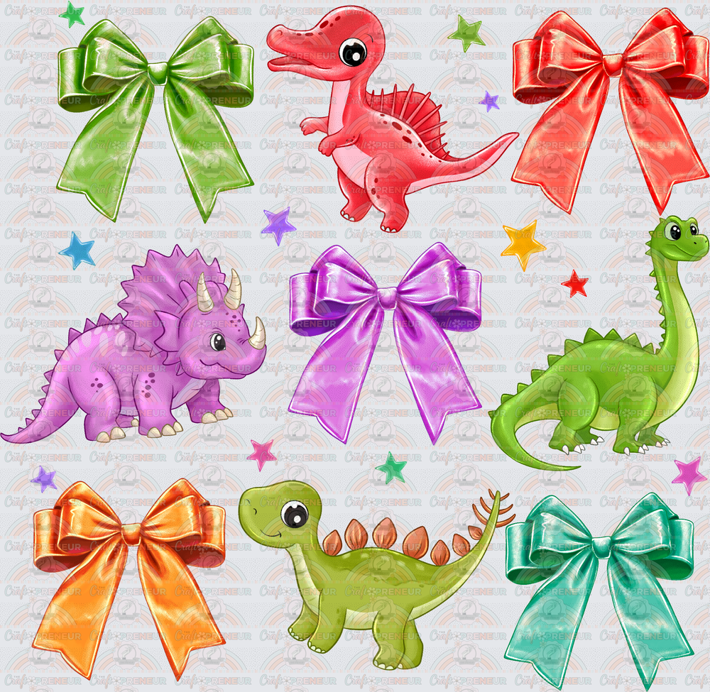 Animals_Dinosaur_Girls Coquette Bow