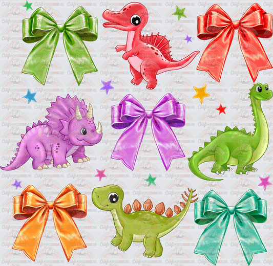 Animals_Dinosaur_Girls Coquette Bow