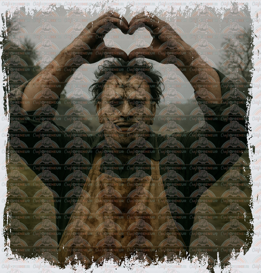 Movies_Horror_Halloween_Texas_Leatherface_Ed Gein_Texas Chainsaw Massacre_Heart Hands_Distressed