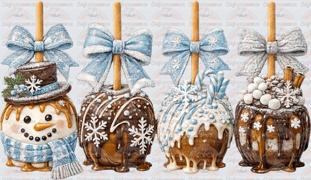 Seasonal_Winter_Snowman_Candy Apple_Drip_Popsicle_Skinny