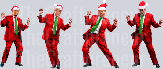 Trump Dances for Christmas DTF Transfer