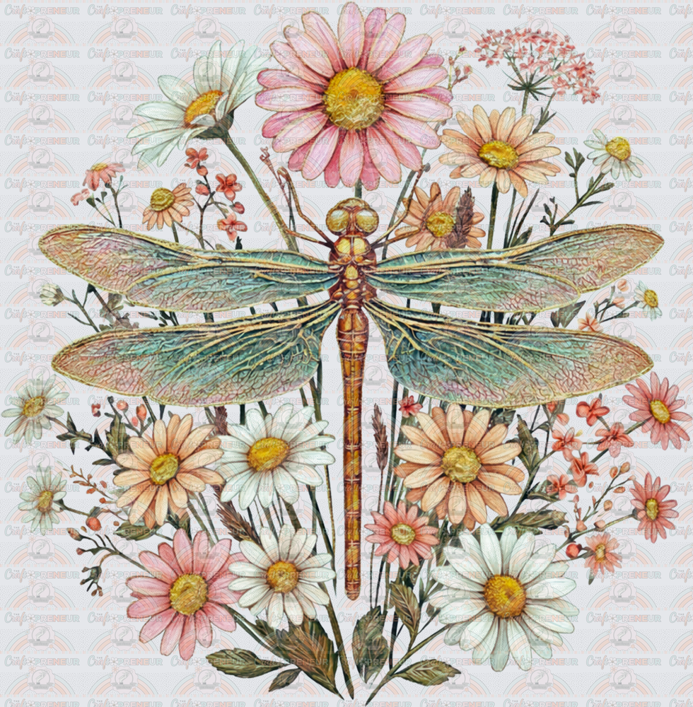 Animals_Bugs_Dragonfly_Wildflowers_Florals_Boho