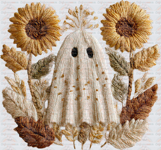 Fall_Flowers_Sunflowers_Ghost_Faux Emrboidery_BoHo_Minimalist
