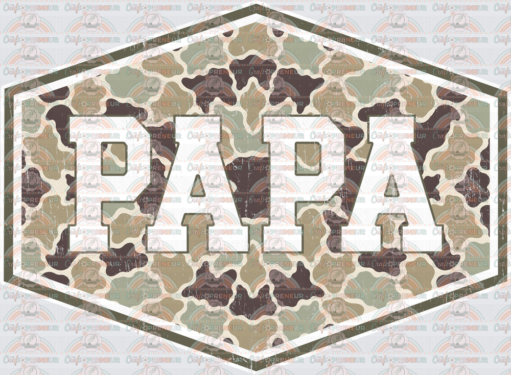 002_Dad_Fathers Day_Badge_Camo_Grandparent_Grandfather_Papa 1