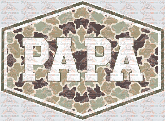002_Dad_Fathers Day_Badge_Camo_Grandparent_Grandfather_Papa 1