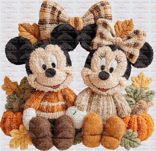 Disney_Fall_latchhook_Faux Yarn_Pumpkins_Hyperrealistic
