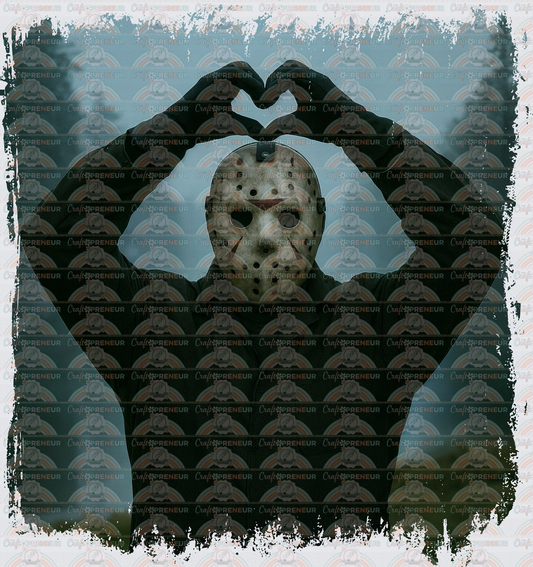 Movies_Horror_Halloween_Jason_Camp Crystal Lake_Killers_Distressed_Heart Hands