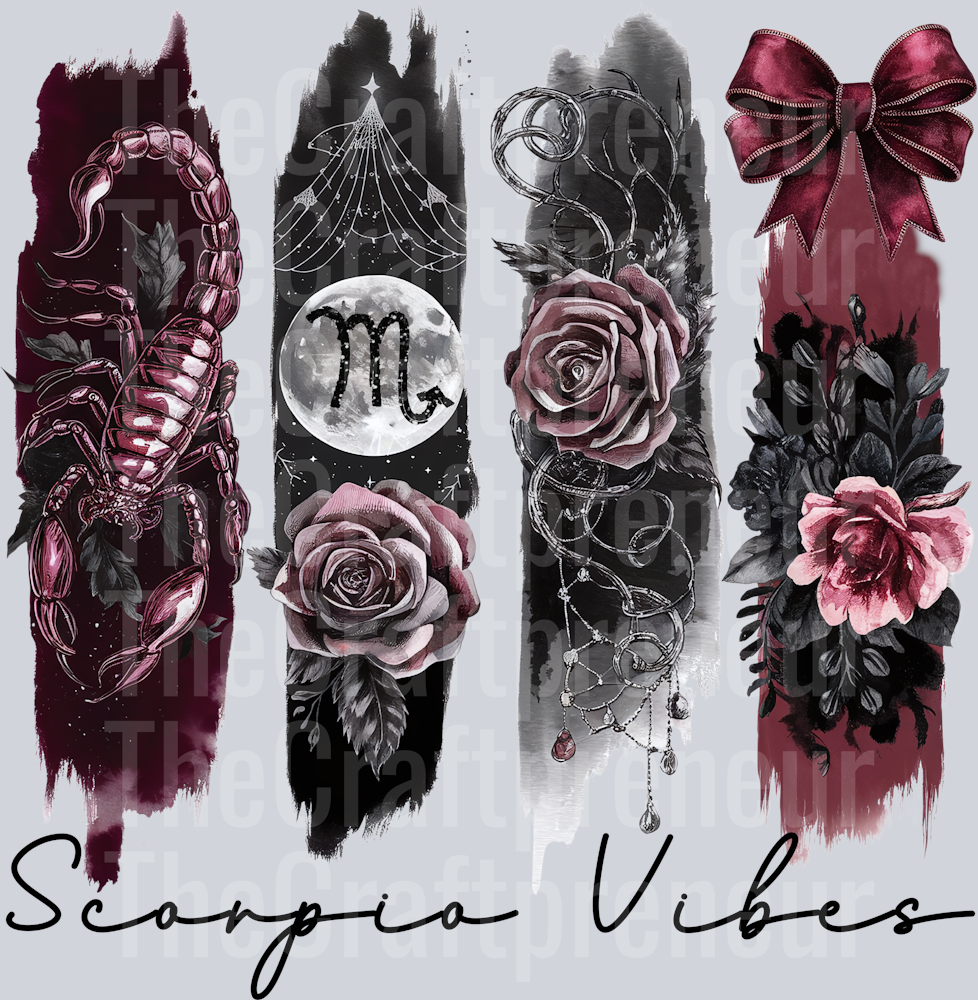 Scorpio Boho Zodiac DTF Transfer