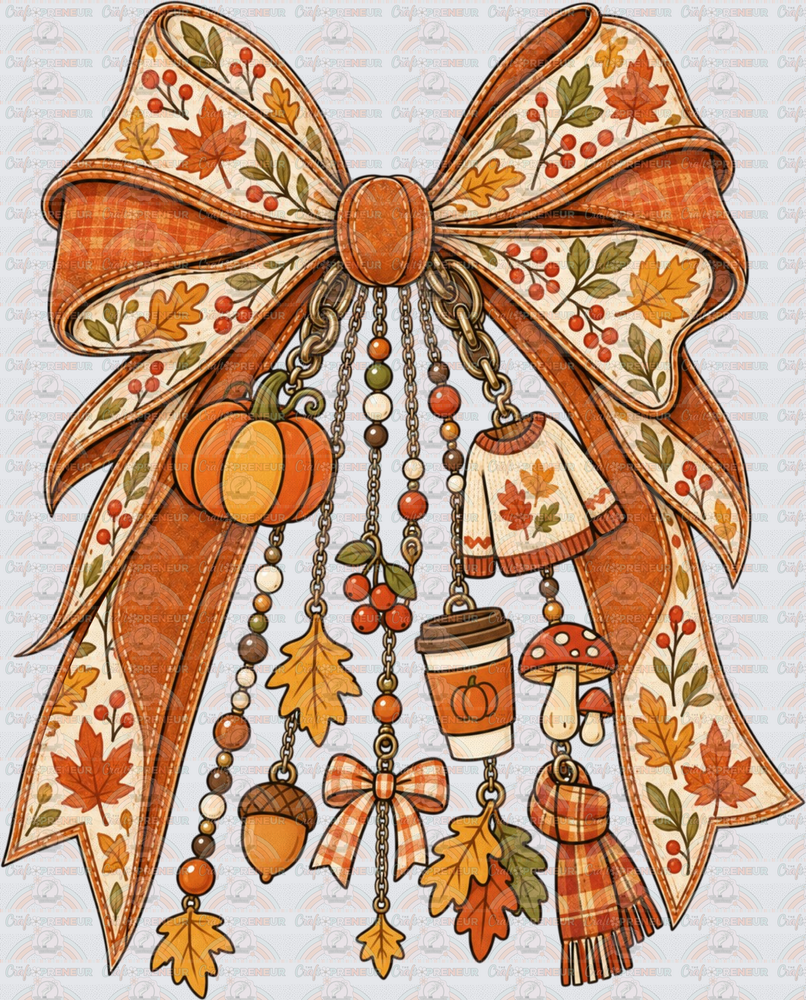 Seasons_Fall_Autumn_Coquette Bow_Charm Box_Pumpkin Spice_Girly