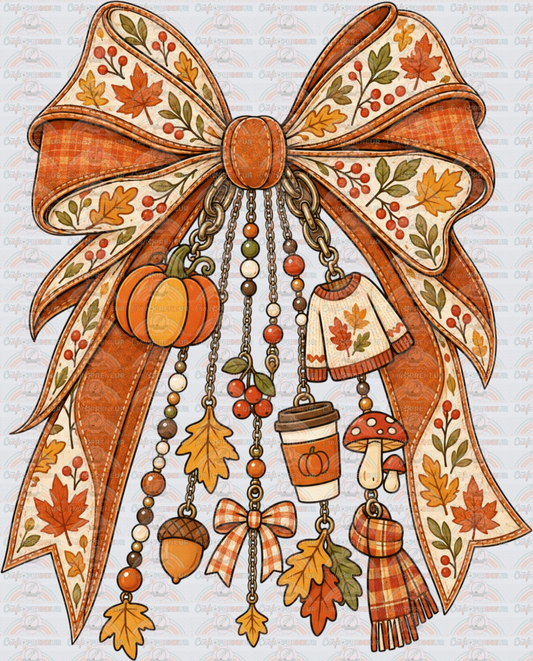 Seasons_Fall_Autumn_Coquette Bow_Charm Box_Pumpkin Spice_Girly