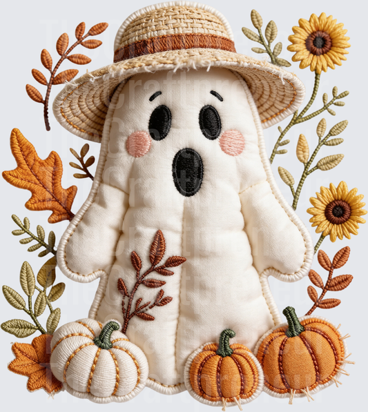 002_Fall_Ghose_Hat_Sunflowers_Faux Embroidery_Patchwork_Pumpkins_O Face_Leaves