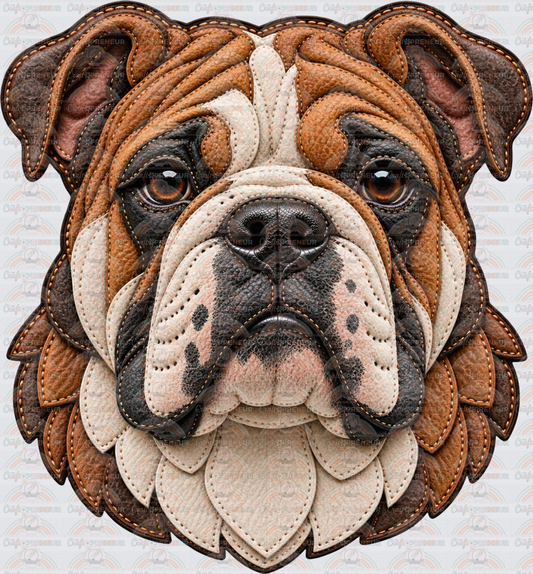 002_Dogs_Breeds_Faux Leather_Exclusive_English Bulldog