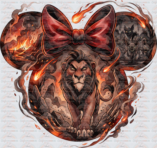 002_Disney_Villains_Mouse Ear_Minnie Ears_Watercolor_The Lion King_Scar