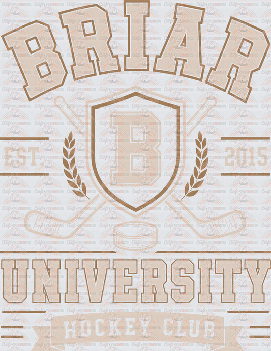 Books_Off Campus_Bookish_Hockey Romance_Briar University Hockey Club_Tan_Black