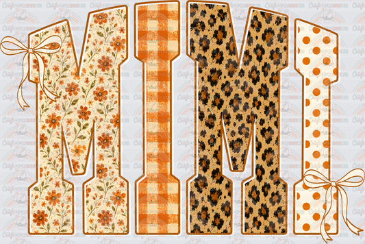 002_Family_Name Set_Preppy_Boho_Varsity_Grandparent_Gingham_Fall_Autumn_MIMI
