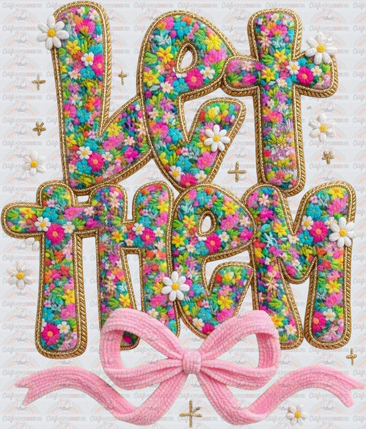 Mental Health_Let Them_Faux Yarn_Coquette Bow